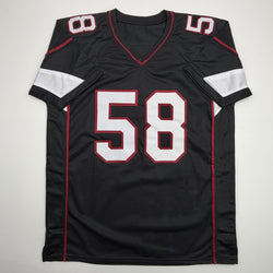 Autographed/Signed Jordan Hicks Arizona Black Football Jersey JSA COA (ONLINE ORDER ONLY)