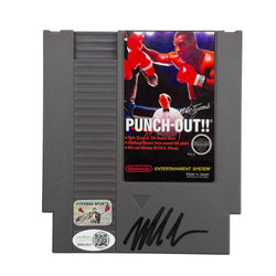 Autographed/Signed Mike Tyson Replica Nintendo NES Punch-Out Cartridge Boxing JSA COA (ONLINE ORDER ONLY)