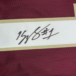 Autographed/Signed Kelvin Benjamin Florida State FSU Maroon College Football Jersey Beckett BAS COA (ONLINE ORDER ONLY)