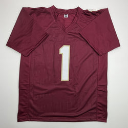Autographed/Signed Kelvin Benjamin Florida State FSU Maroon College Football Jersey Beckett BAS COA (ONLINE ORDER ONLY)