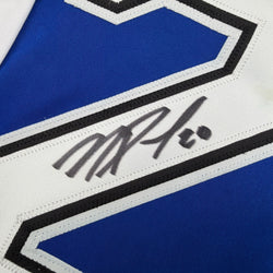 Autographed/Signed Nick Paul Tampa Bay Blue Hockey Jersey JSA COA (ONLINE ORDER ONLY)