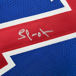 Autographed/Signed Lamar Odom Los Angeles Blue Basketball Jersey JSA COA (ONLINE ORDER ONLY)