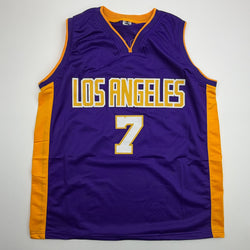 Autographed/Signed Lamar Odom Los Angeles Purple Basketball Jersey JSA COA (ONLINE ORDER ONLY)