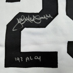 Autographed/Signed Jack McDowell Chicago White Retro Baseball Jersey Beckett BAS COA (ONLINE ORDER ONLY)