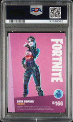Graded 2019 Panini Fortnite Dark Bomber #166 Trading Card PSA 10 Gem Mint (ONLINE ORDER ONLY)