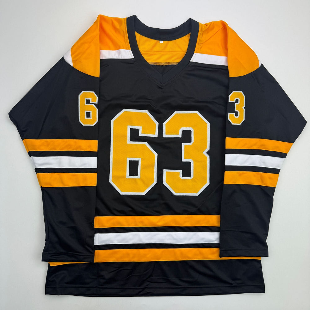 Autographed/Signed Brad Marchand Boston Black Hockey Jersey JSA COA (ONLINE ORDER ONLY)