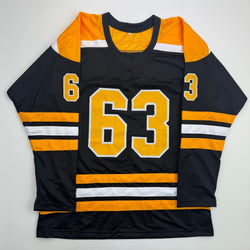 Autographed/Signed Brad Marchand Boston Black Hockey Jersey JSA COA (ONLINE ORDER ONLY)