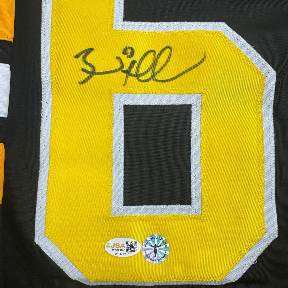Autographed/Signed Brad Marchand Boston Black Hockey Jersey JSA COA (ONLINE ORDER ONLY)