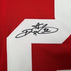 Autographed/Signed Ricky Watters San Francisco Red Football Jersey JSA COA (ONLINE ORDER ONLY)