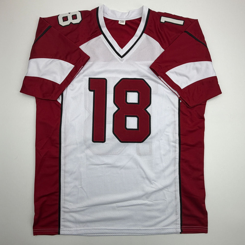 Autographed/Signed AJ Green Arizona White Football Jersey Beckett BAS COA (ONLINE ORDER ONLY)