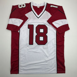Autographed/Signed AJ Green Arizona White Football Jersey Beckett BAS COA (ONLINE ORDER ONLY)