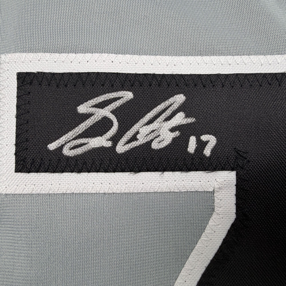 Autographed/Signed Sam Antonacci Chicago Grey Baseball Jersey Beckett BAS COA (ONLINE ORDER ONLY)