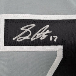 Autographed/Signed Sam Antonacci Chicago Grey Baseball Jersey Beckett BAS COA (ONLINE ORDER ONLY)