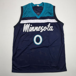 Autographed/Signed Donte Divincenzo Minnesota Blue Basketball Jersey Beckett BAS COA (ONLINE ORDER ONLY)