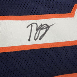 Autographed/Signed Ty Jerome Virginia Blue College Basketball Jersey Beckett BAS COA (ONLINE ORDER ONLY)