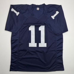Autographed/Signed Abdul Carter Penn State Blue College Football Jersey Beckett BAS COA (ONLINE ORDER ONLY)