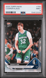 Graded 2025 Topps Now Cooper Flagg #150 Rookie RC Basketball Card PSA 9 Mint (ONLINE ORDER ONLY)