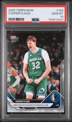 Graded 2025 Topps Now Cooper Flagg #150 Rookie RC Basketball Card PSA 10 Gem Mint (ONLINE ORDER ONLY)