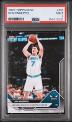 Graded 2025 Topps Now Kon Knueppel #151 Rookie RC Basketball Card PSA 9 Mint (ONLINE ORDER ONLY)
