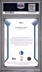 Graded 2026 Topps Collector Kit Cooper Flagg #NBA6 Rookie RC Basketball Card PSA 10 Gem Mint (ONLINE ORDER ONLY)