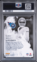 Graded 2025 Panini Donruss Optic Cam Ward #WHRCMW White Hot Rookies Rookie RC Football Card PSA 10 Gem Mint (ONLINE ORDER ONLY)