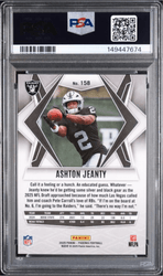 Graded 2025 Panini Phoenix Ashton Jeanty #158 Silver Lazer Rookie RC Football Card PSA 10 Gem Mint (ONLINE ORDER ONLY)