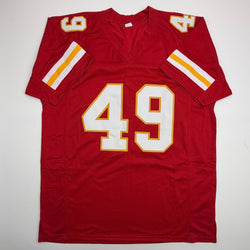Autographed/Signed Tony Richardson Kansas City Red Football Jersey Beckett BAS COA (ONLINE ORDER ONLY)