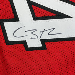 Autographed/Signed Caron Butler Miami Red Basketball Jersey Beckett BAS COA (ONLINE ORDER ONLY)