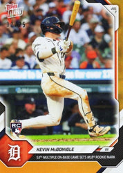 2026 Topps Now Kevin McGonigle #427 Orange Foil /25 53rd Multiple On Base Game Sets MLB Rookie Mark Detroit Tigers Rookie RC Baseball Card (ONLINE ORDER ONLY)