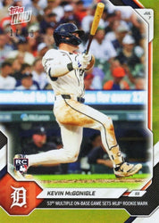 2026 Topps Now Kevin McGonigle #427 Gold Foil /50 53rd Multiple On Base Game Sets MLB Rookie Mark Detroit Tigers Rookie RC Baseball Card (ONLINE ORDER ONLY)