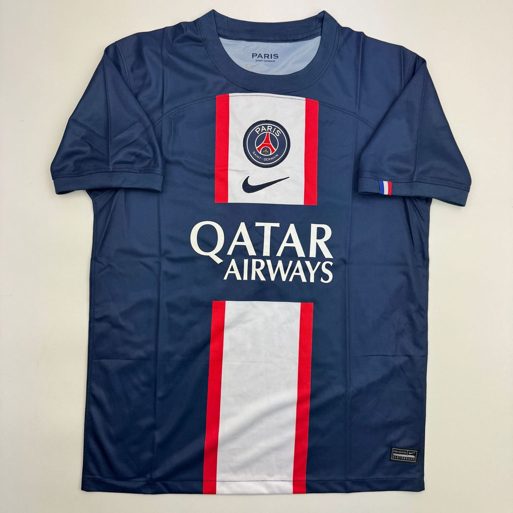 Autographed/Signed Neymar Jr. PSG Paris Saint-Germain Blue Soccer Futbol Jersey Beckett BAS COA (ONLINE ORDER ONLY)