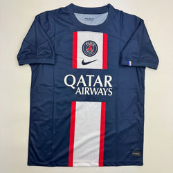 Autographed/Signed Neymar Jr. PSG Paris Saint-Germain Blue Soccer Futbol Jersey Beckett BAS COA (ONLINE ORDER ONLY)