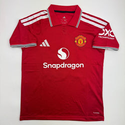 Autographed/Signed Amad Diallo Manchester United Red Soccer Futbol Jersey Beckett BAS COA (ONLINE ORDER ONLY)
