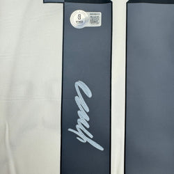 Autographed/Signed James Rodriguez Real Madrid White Soccer Futbol Jersey Beckett BAS COA (ONLINE ORDER ONLY)