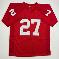 Autographed/Signed Irving Fryar "Scoring Explosion" Nebraska Red College Football Jersey Beckett BAS COA (ONLINE ORDER ONLY)