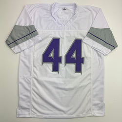 Autographed/Signed Josh Metellus Minnesota White Alternate Football Jersey Beckett BAS COA (ONLINE ORDER ONLY)