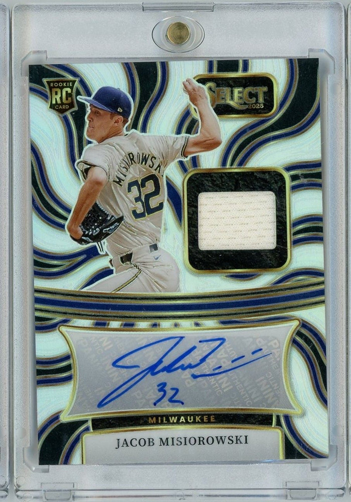 2025 Panini Select Jacob Misiorowski #AM-JM RPA Auto /99 Rookie RC Baseball Card (ONLINE ORDER ONLY)