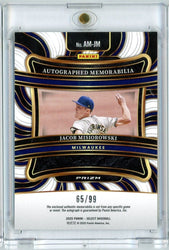 2025 Panini Select Jacob Misiorowski #AM-JM RPA Auto /99 Rookie RC Baseball Card (ONLINE ORDER ONLY)