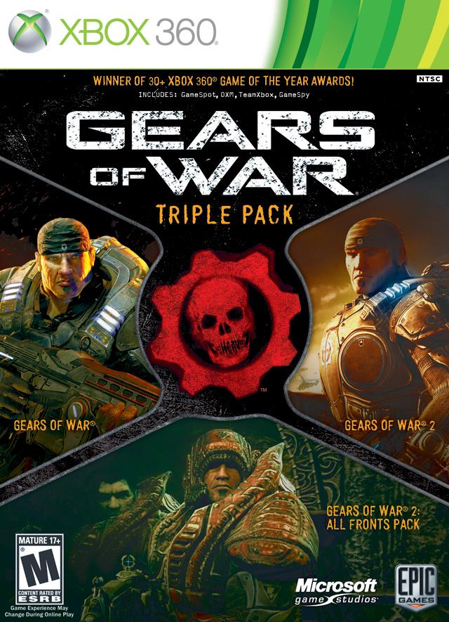 Gears of War Triple Pack (Xbox 360) (ONLINE ORDER ONLY)