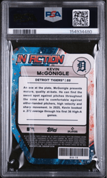 Graded 2025 Topps Bowman Draft Kevin McGonigle #BIA10 Bowman In Action Mini Diamond /150 Rookie RC Baseball Card PSA 10 Gem Mint (ONLINE ORDER ONLY)