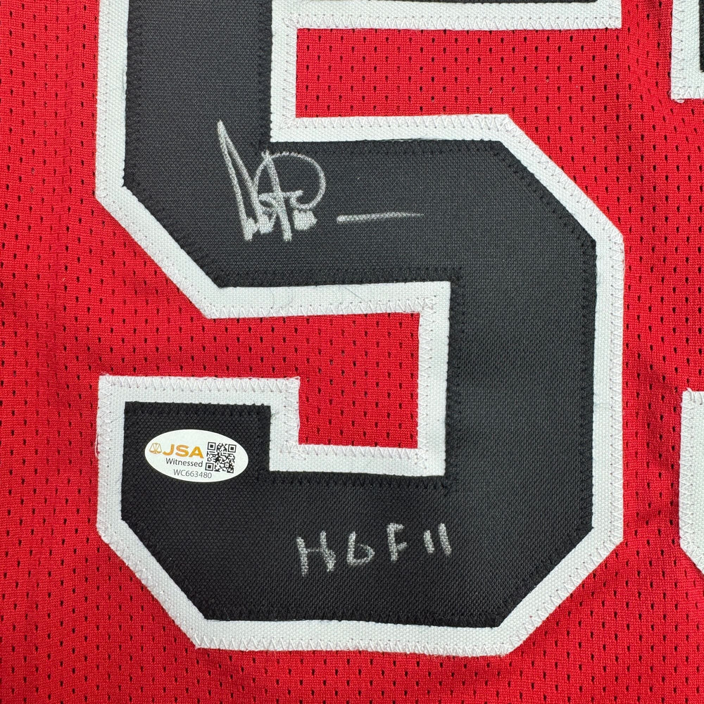 Autographed/Signed Artis Gilmore Chicago Red Basketball Jersey JSA COA (ONLINE ORDER ONLY)