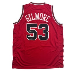 Autographed/Signed Artis Gilmore Chicago Red Basketball Jersey JSA COA (ONLINE ORDER ONLY)