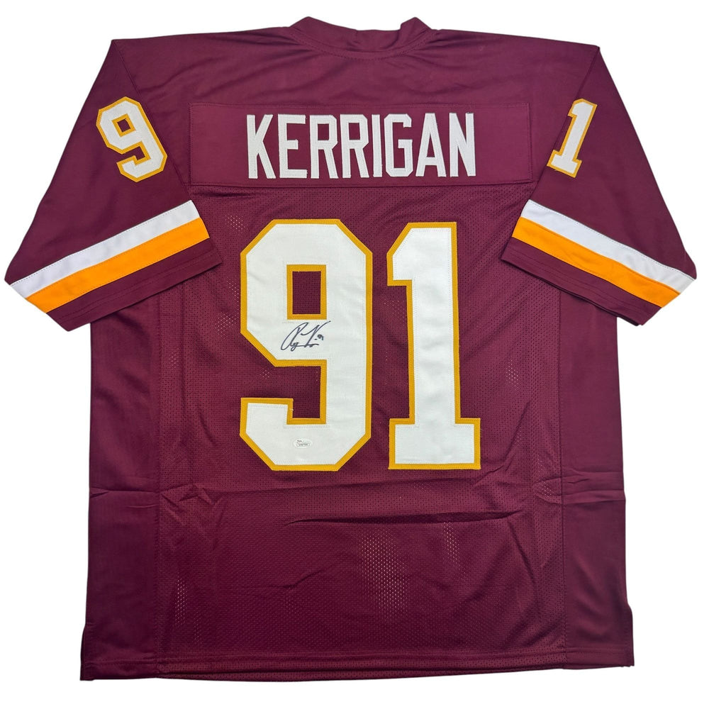Autographed/Signed Ryan Kerrigan Washington Maroon Football Jersey JSA COA (ONLINE ORDER ONLY)
