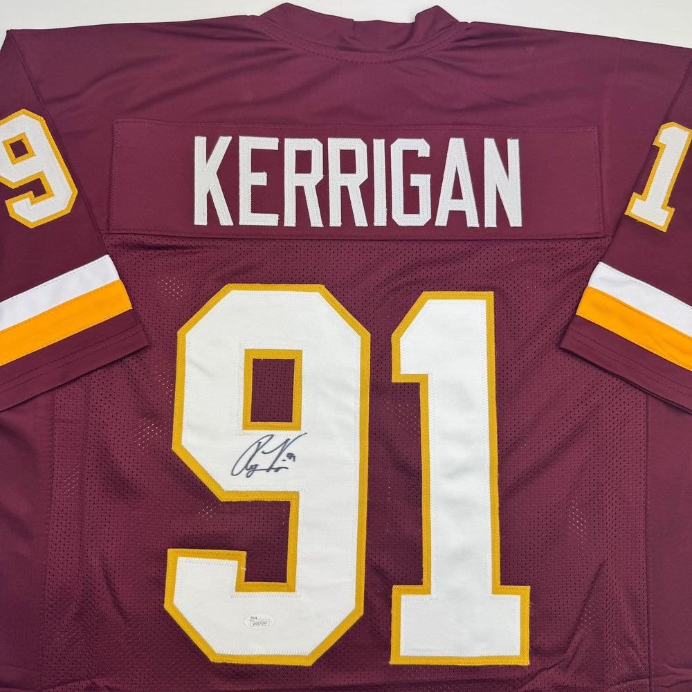 Autographed/Signed Ryan Kerrigan Washington Maroon Football Jersey JSA COA (ONLINE ORDER ONLY)