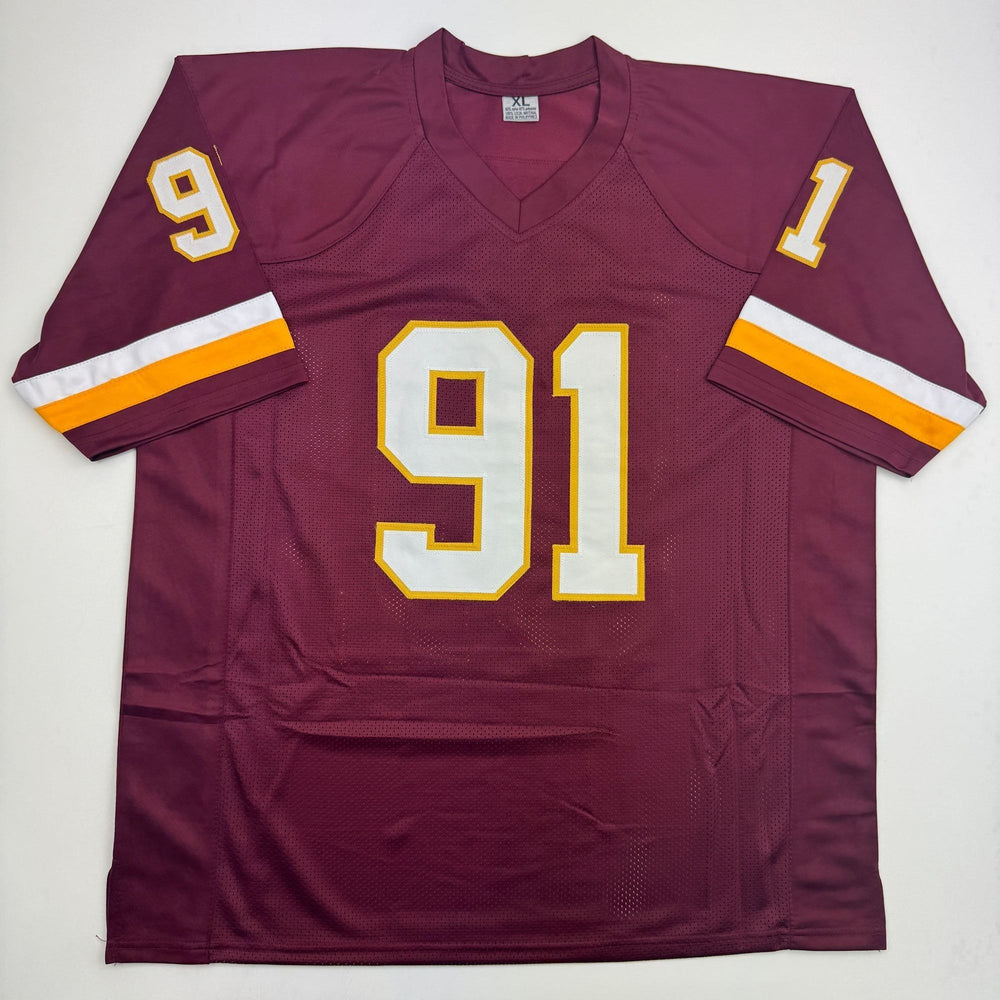 Autographed/Signed Ryan Kerrigan Washington Maroon Football Jersey JSA COA (ONLINE ORDER ONLY)
