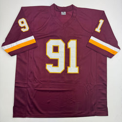 Autographed/Signed Ryan Kerrigan Washington Maroon Football Jersey JSA COA (ONLINE ORDER ONLY)