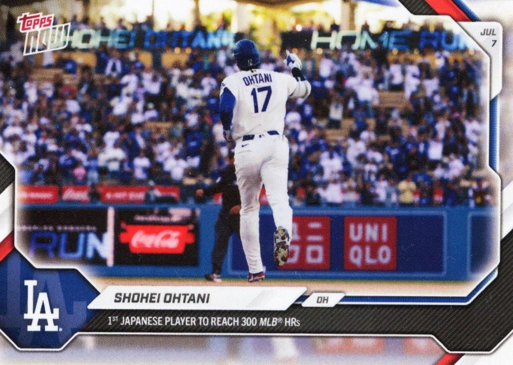 2026 Topps Now Shohei Ohtani #428SP 1st Japanese Player to Reach 300 MLB Home Runs Los Angeles Dodgers Baseball Card (ONLINE ORDER ONLY)