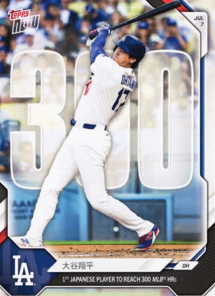 2026 Topps Now Shohei Ohtani #428SSP 1st Japanese Player to Reach 300 MLB Home Runs Los Angeles Dodgers Baseball Card (ONLINE ORDER ONLY)
