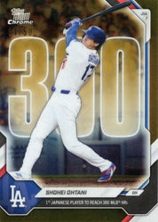 2026 Topps Now Shohei Ohtani #428 Gold Chrome /50 1st Japanese Player to Reach 300 MLB Home Runs Los Angeles Dodgers Baseball Card (ONLINE ORDER ONLY)