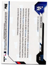 2026 Topps Now Shohei Ohtani #428 Gold Chrome /50 1st Japanese Player to Reach 300 MLB Home Runs Los Angeles Dodgers Baseball Card (ONLINE ORDER ONLY)